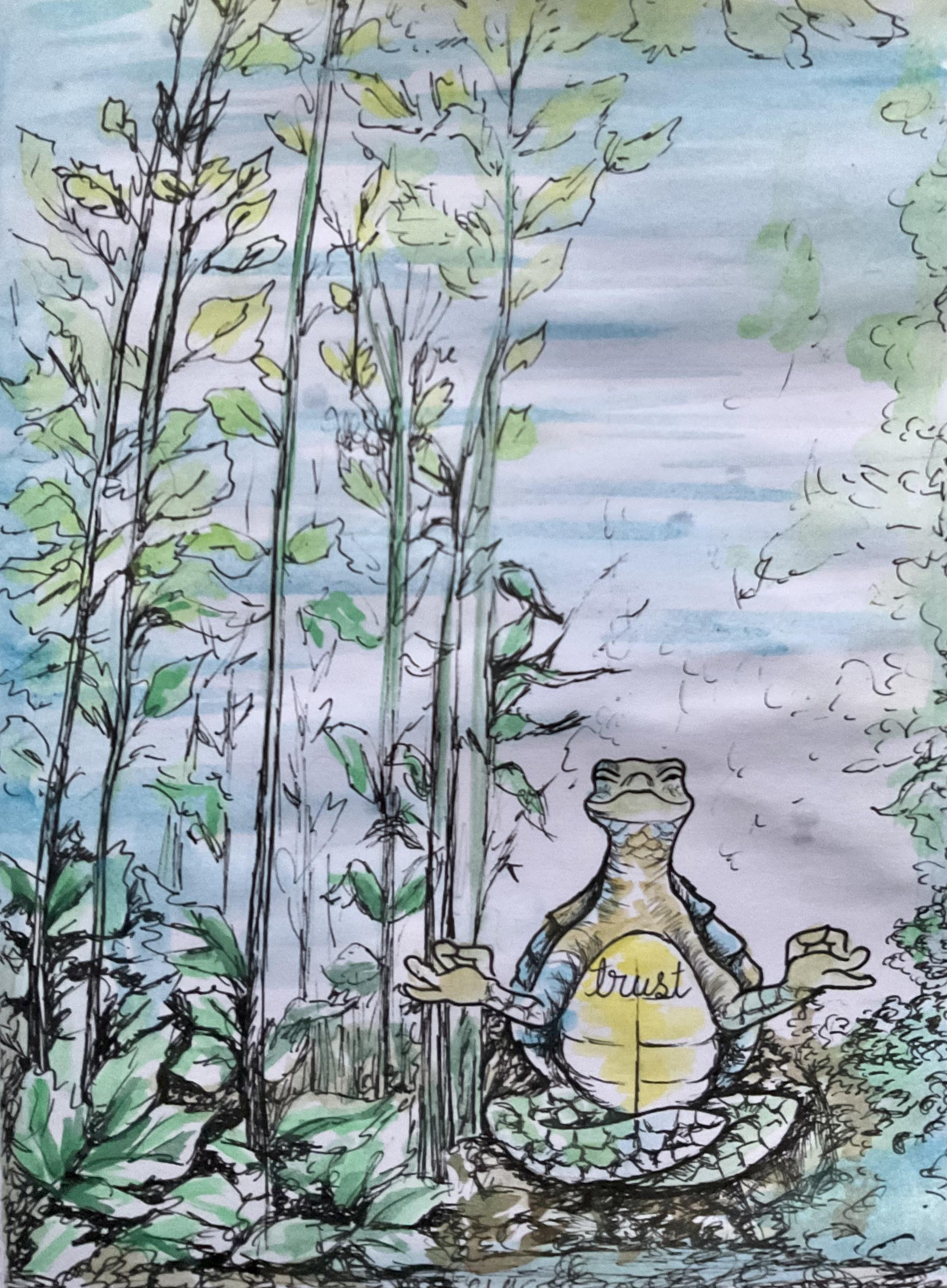 La Quietud confiada de ​las​ tortuga​s​ 